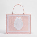 Medium Soupir Pink Dior Oblique Embroidery with White Lace and Dior Médaillon