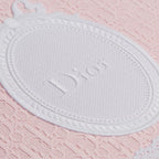 Medium Soupir Pink Dior Oblique Embroidery with White Lace and Dior Médaillon