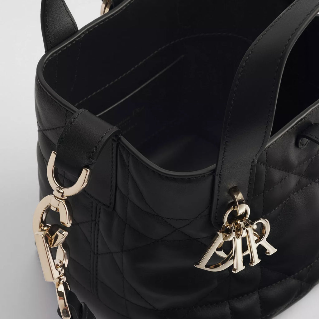 Black Macrocannage Calfskin