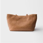 Large leather tote bag
