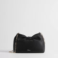 Small Dior Bow Bag Black Lambskin