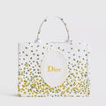 Medium Buttercup Dior Embroidery and White Dior Médaillon