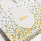 Medium Buttercup Dior Embroidery and White Dior Médaillon