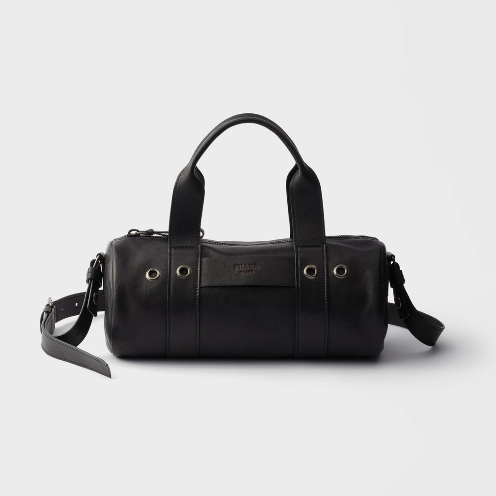 Prada Route large leather top-handle bag