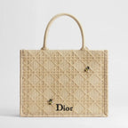 Medium Natural Cannage Raffia-Effect Embroidery