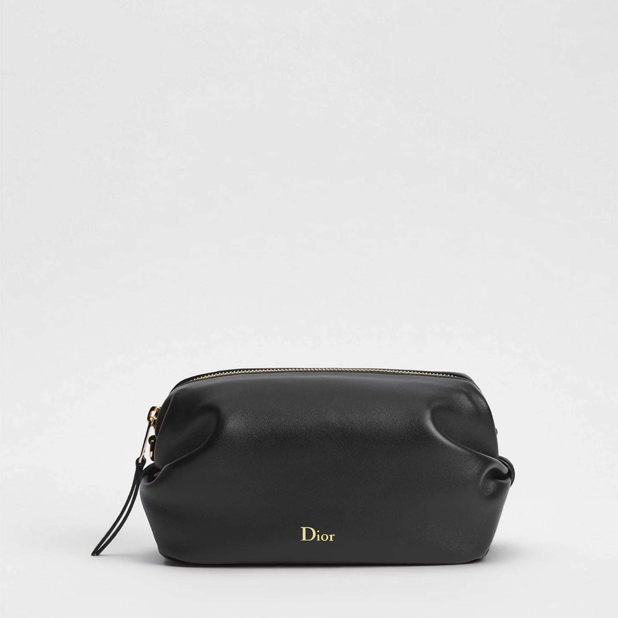 Dior Bow Pouch Black Supple Lambskin