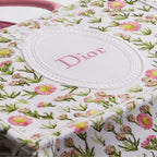 Medium White Multicolor Daisy Garden Embroidery with Dior Médaillon