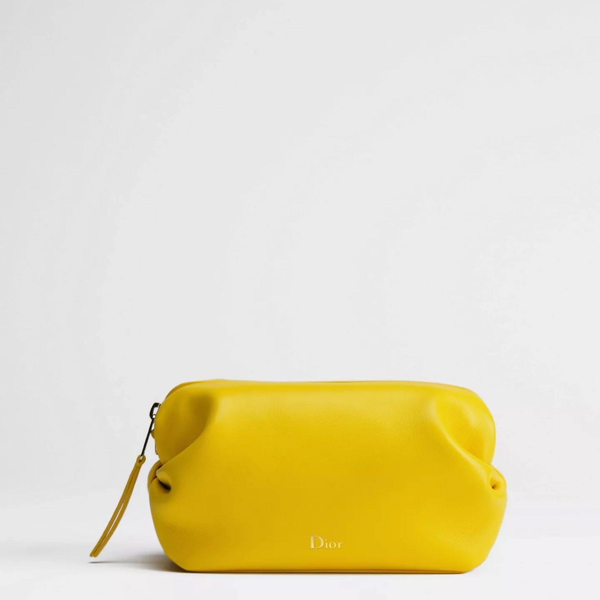 Dior Bow Pouch Buttercup Supple Lambskin