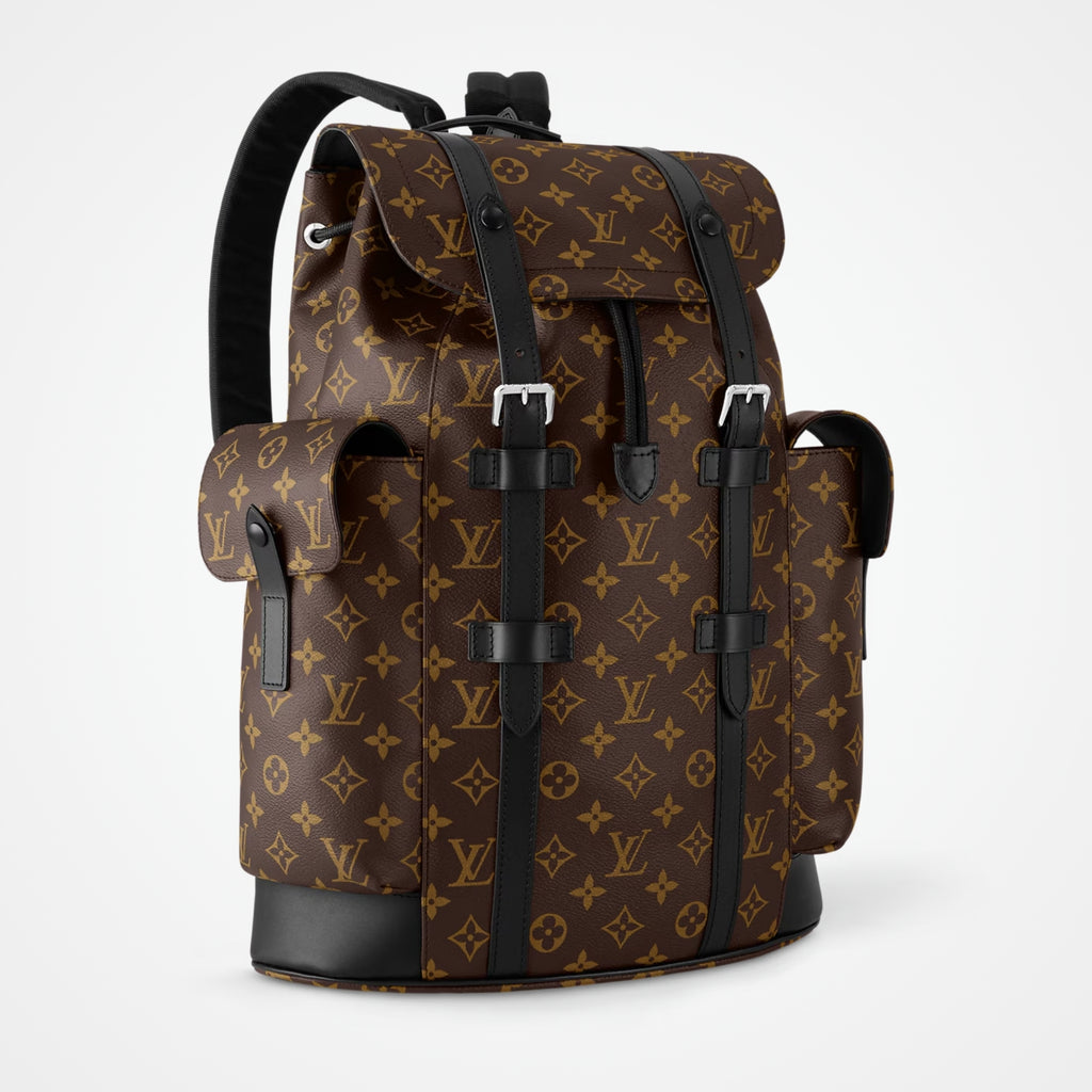 Christopher MM Backpack Monogram Macassar Canvas