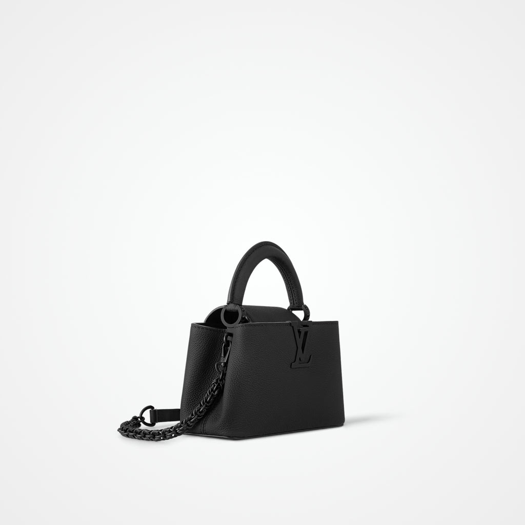 Capucines East-West Mini All Black