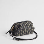 Dior Bow Pouch Blue Dior Oblique Jacquard