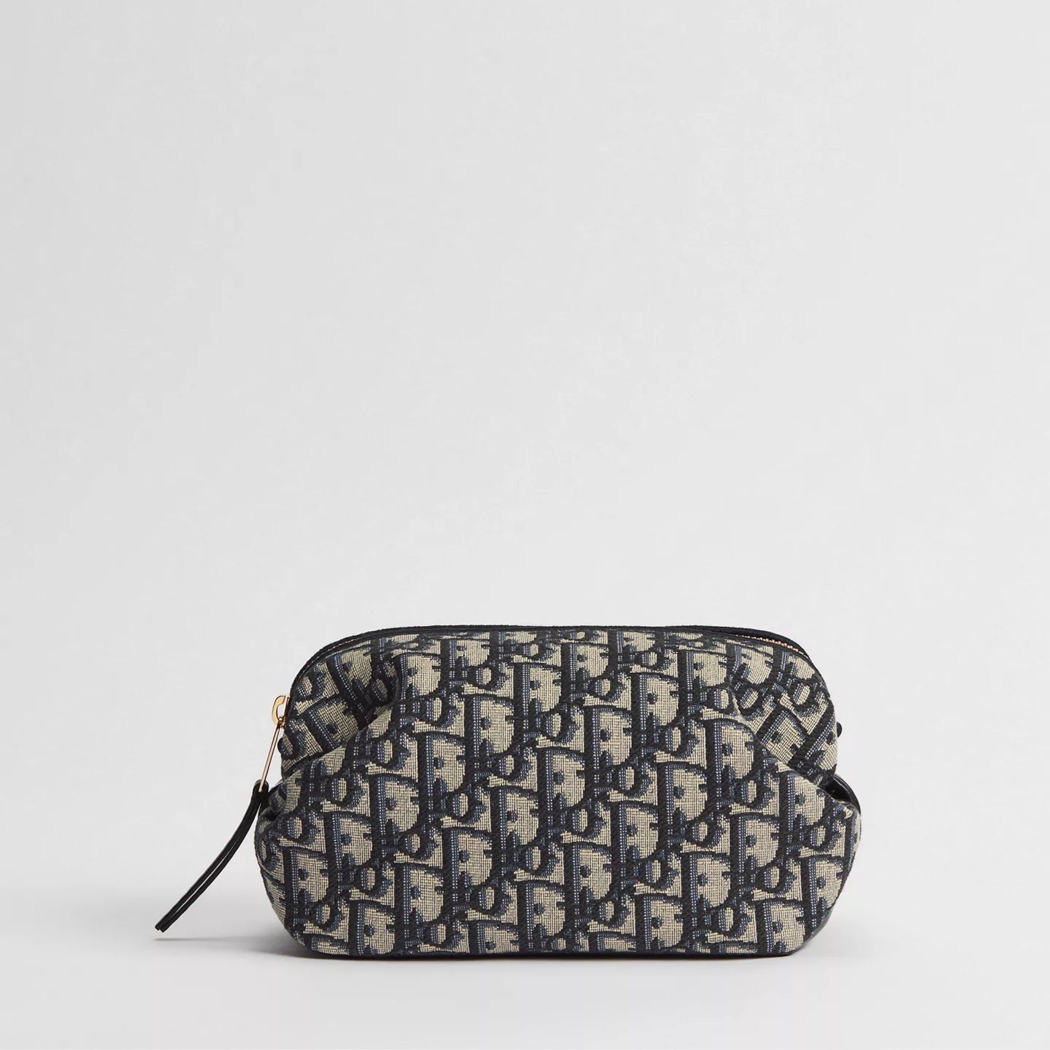 Dior Bow Pouch Blue Dior Oblique Jacquard
