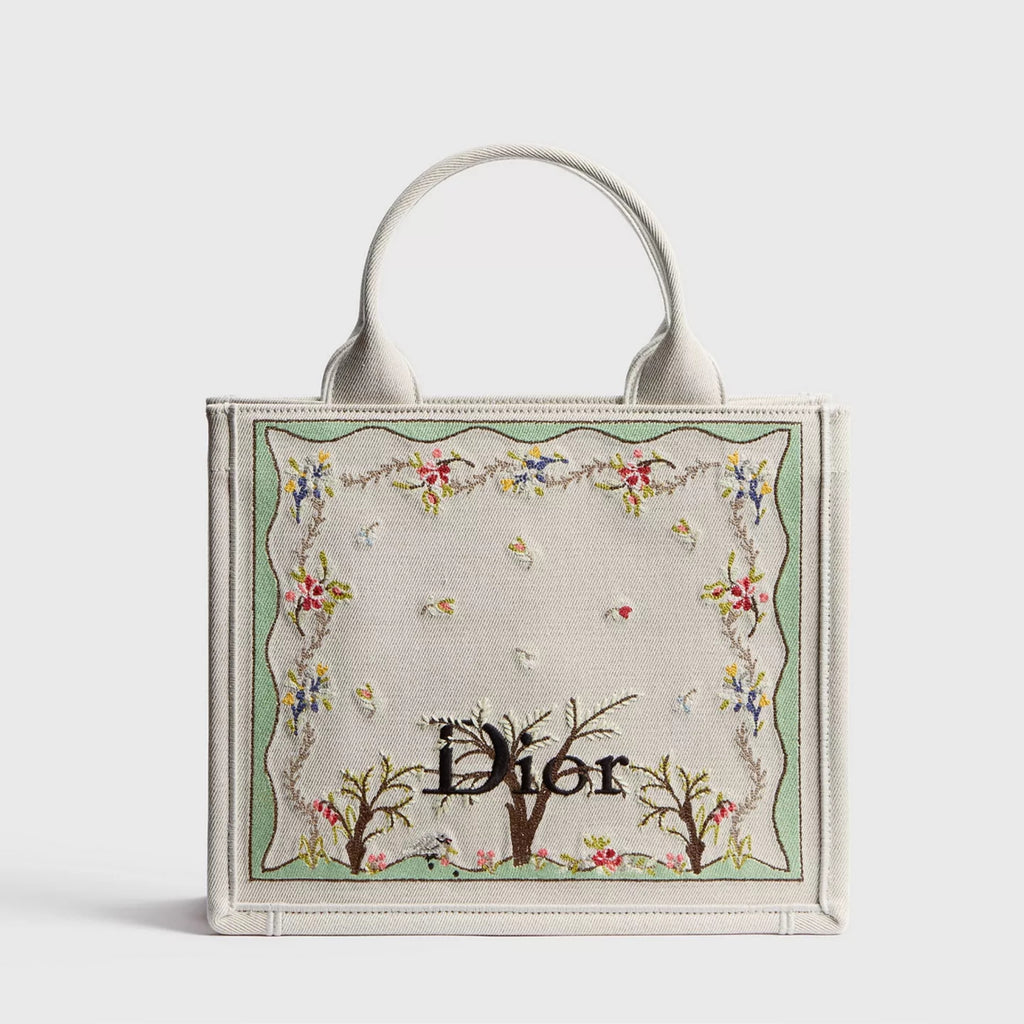Dioramour Small Dior Book Tote with Strap