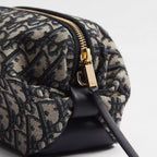 Dior Bow Pouch Blue Dior Oblique Jacquard