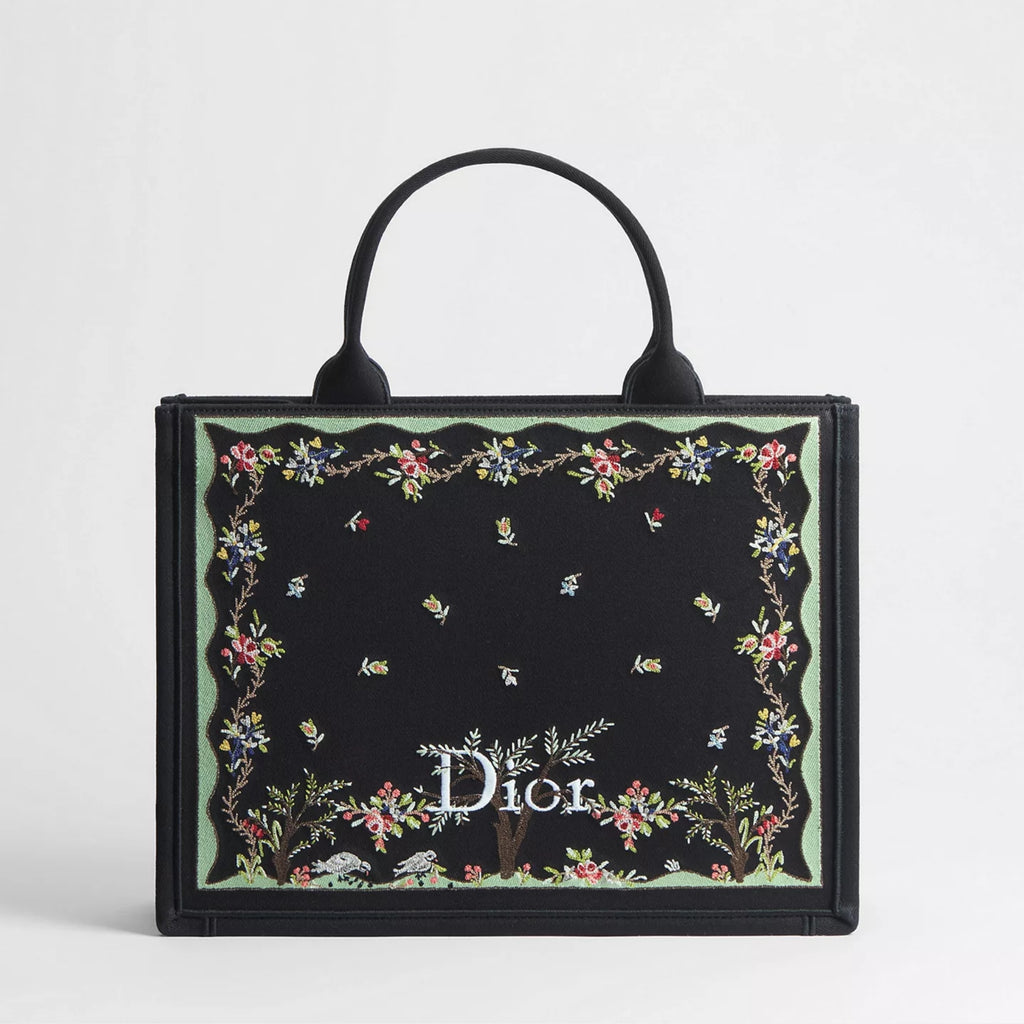 Dioramour Medium Dior Book Tote with Strap
