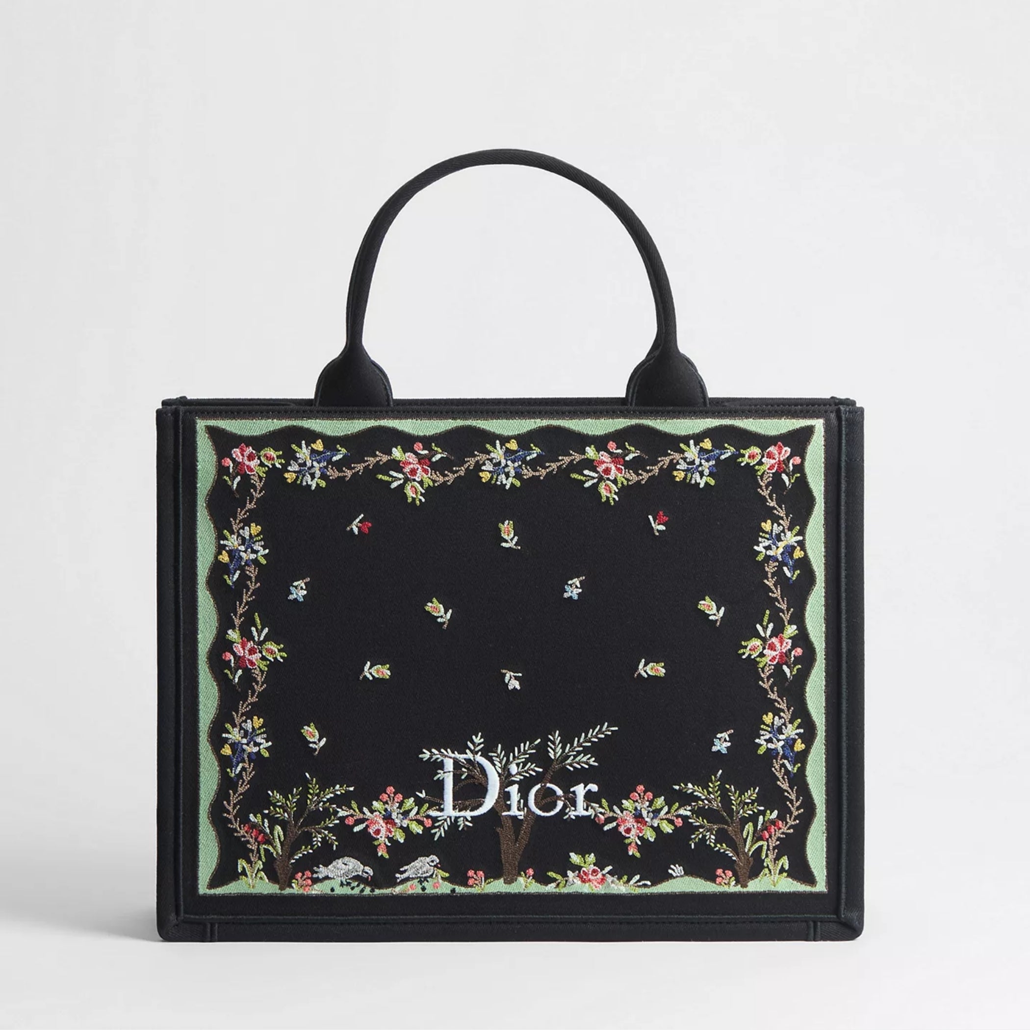Dioramour Medium Dior Book Tote with Strap