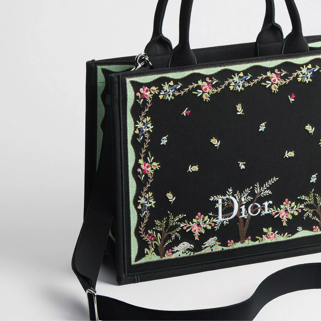 Dioramour Medium Dior Book Tote with Strap