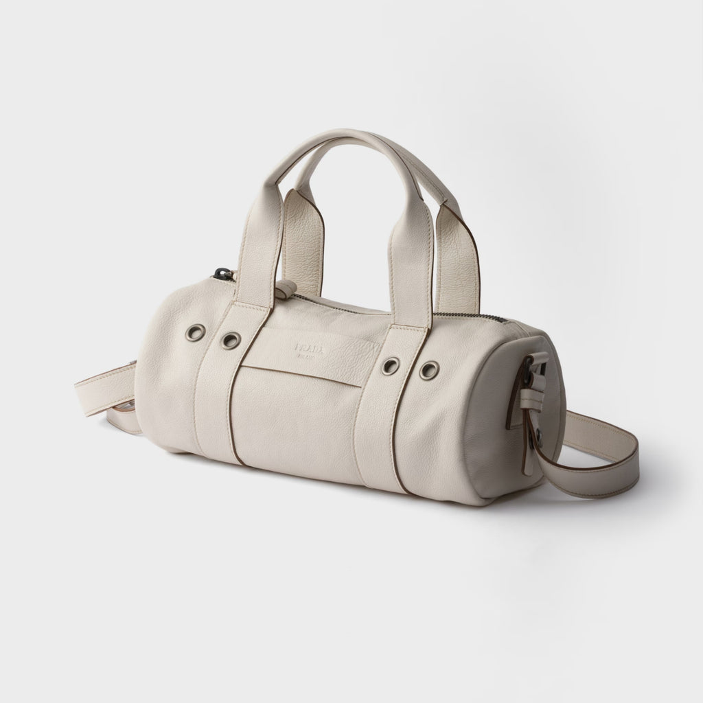 Prada Route large leather top-handle bag