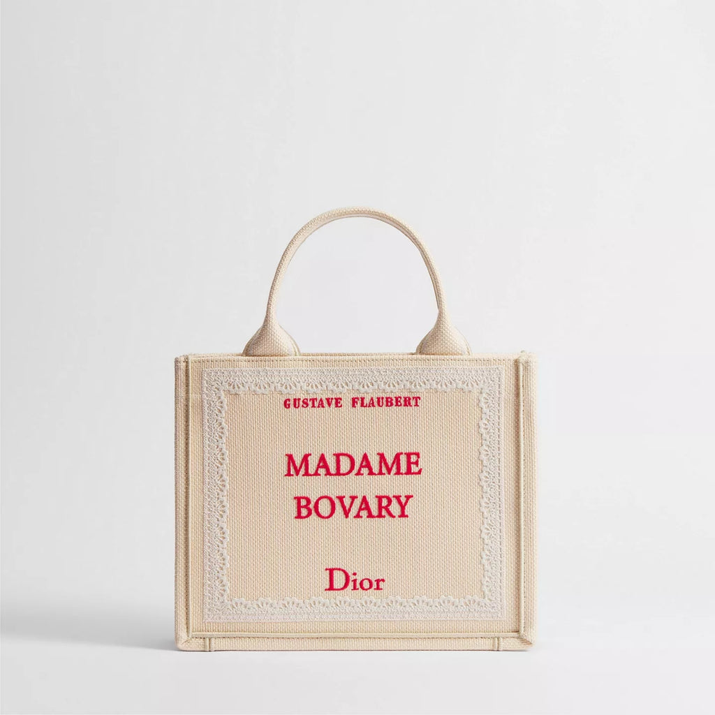 Small Beige and Red Book Cover Embroidery