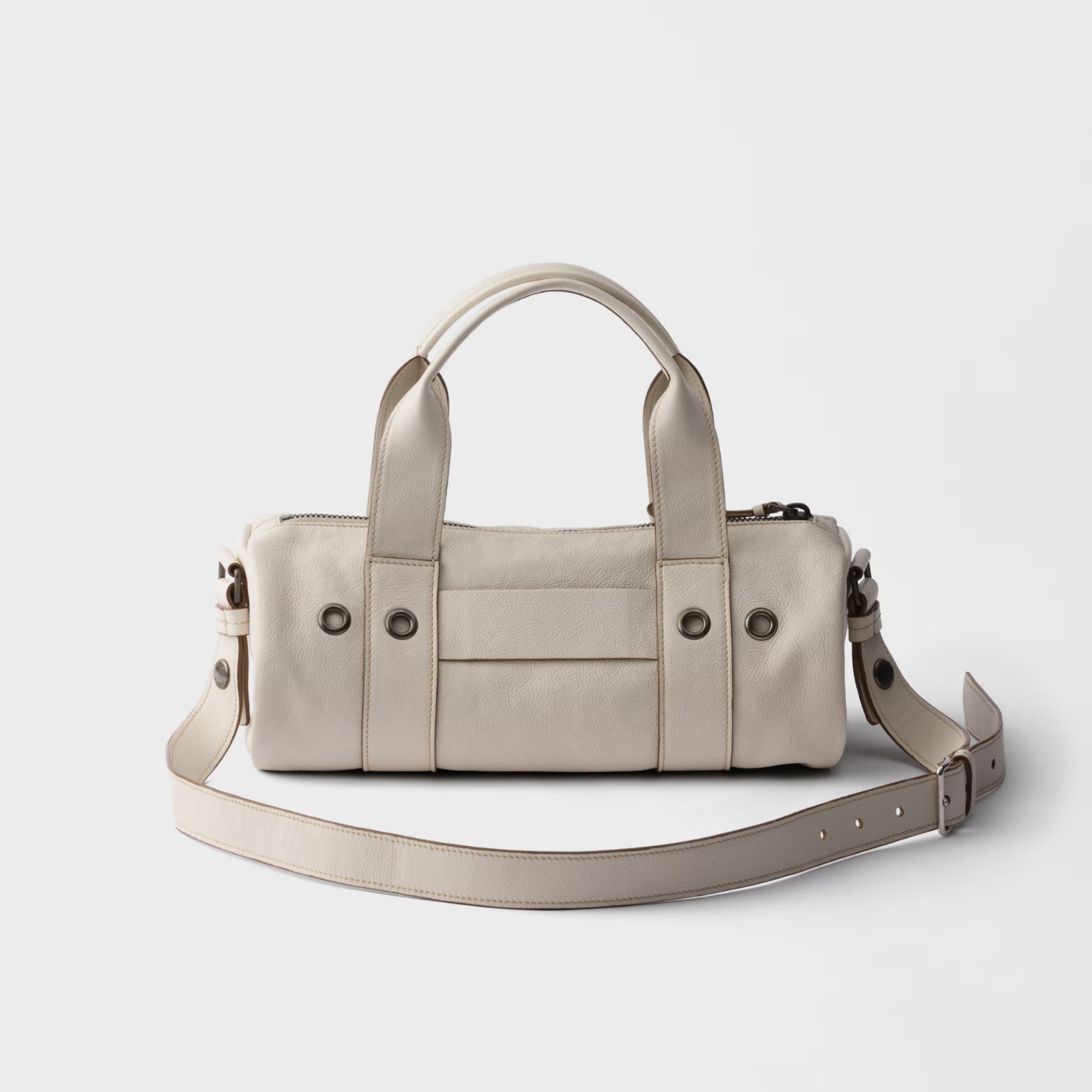 Prada Route large leather top-handle bag