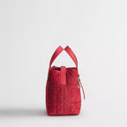 Rose Peony Macrocannage Suede Calfskin