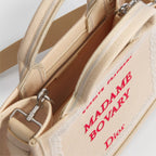Small Beige and Red Book Cover Embroidery