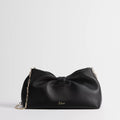 Medium Dior Bow Bag Black Lambskin