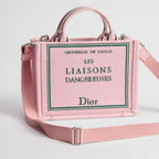 Mini Pink and Green Book Cover Embroidery