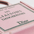 Mini Pink and Green Book Cover Embroidery