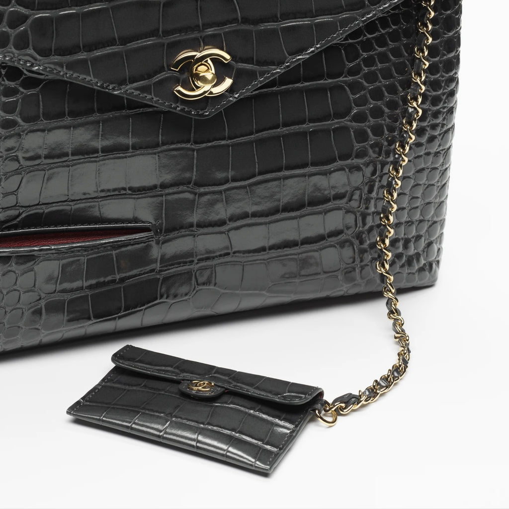 Maxi Flap Bag With Top Handle