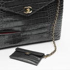 Maxi Flap Bag With Top Handle