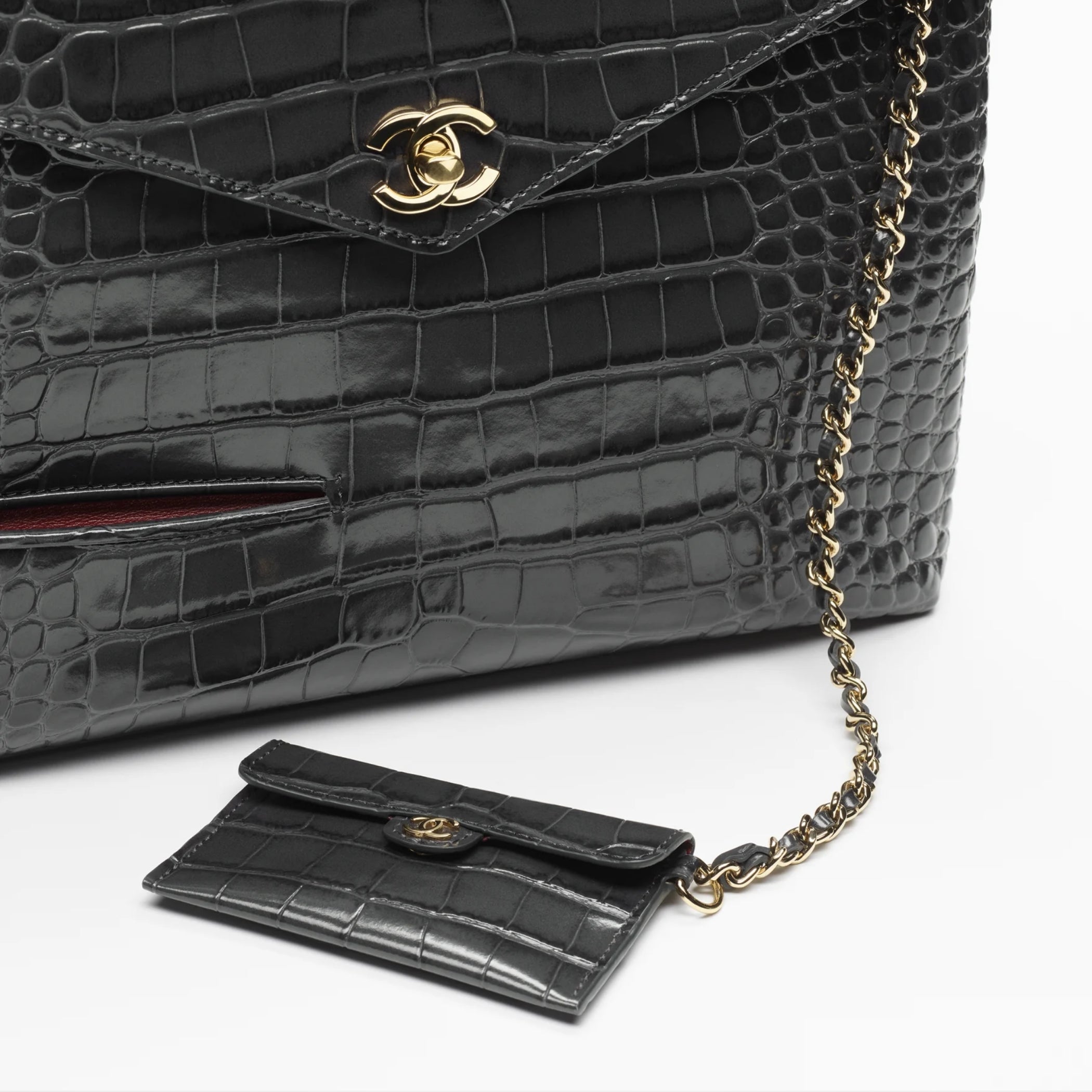 Maxi Flap Bag With Top Handle