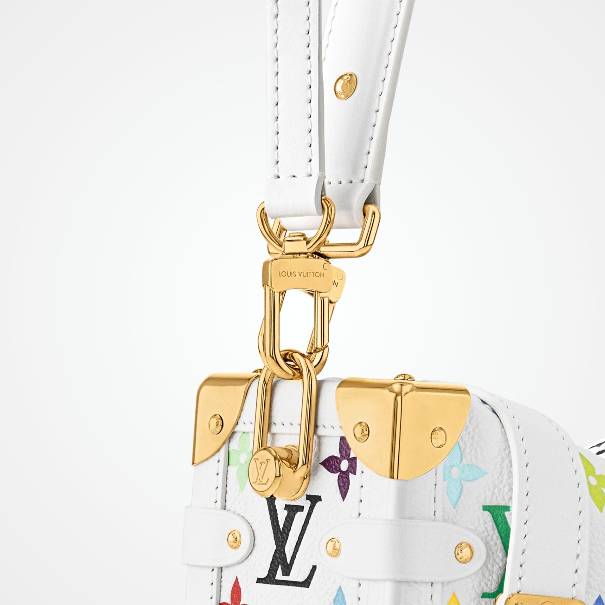 LV x TM Side Trunk MM Fashion Leather