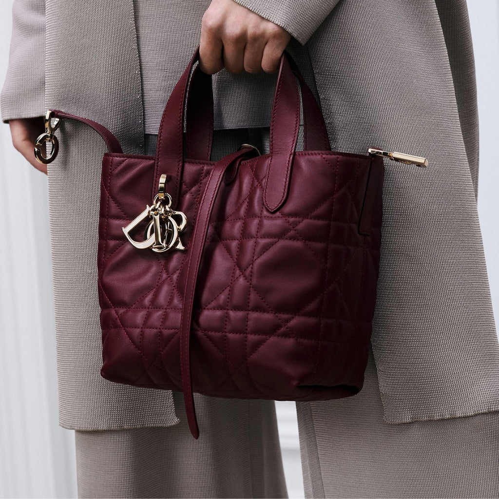 Hermitage Red Macrocannage Calfskin