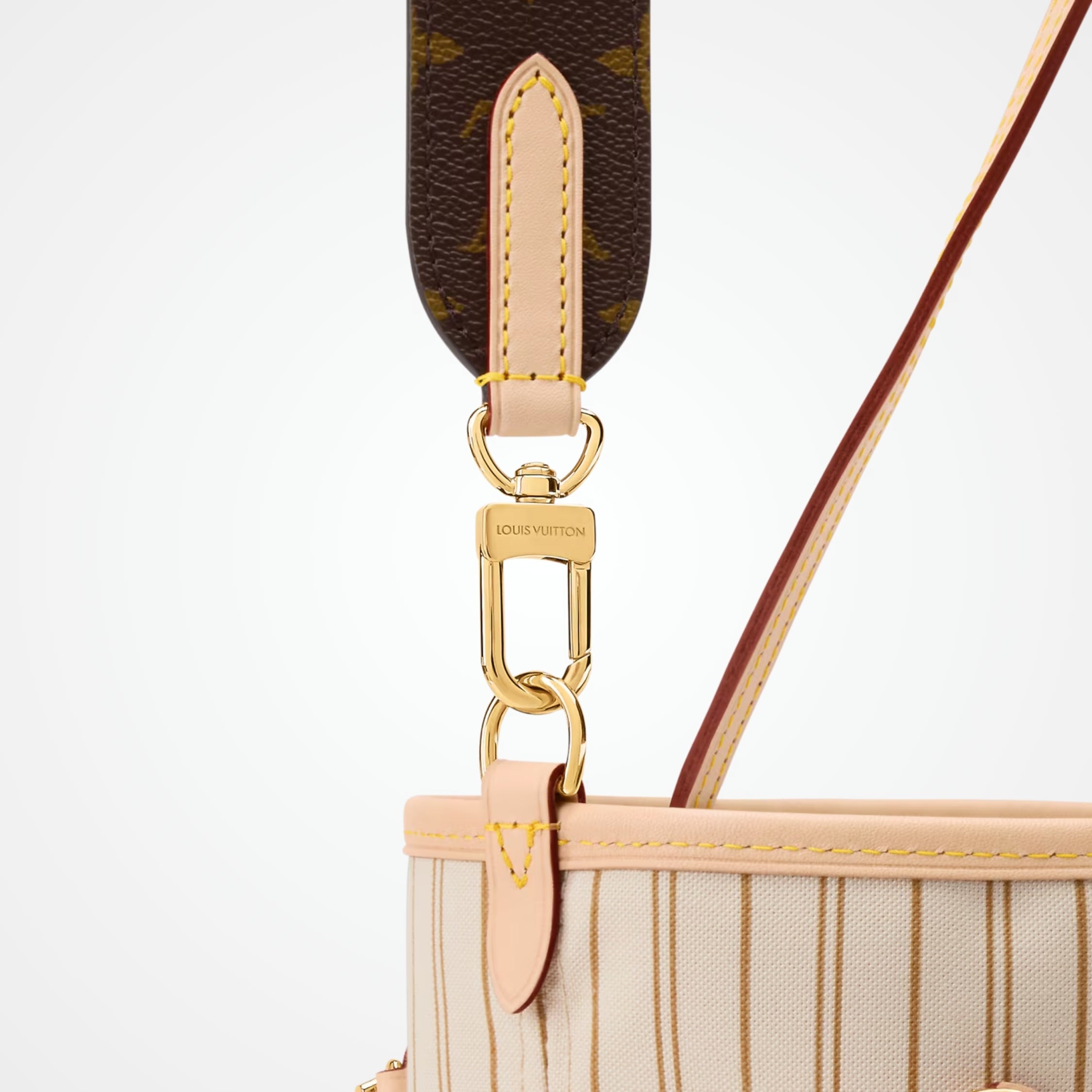 Neverfull Bandoulière Inside Out MM Sand
