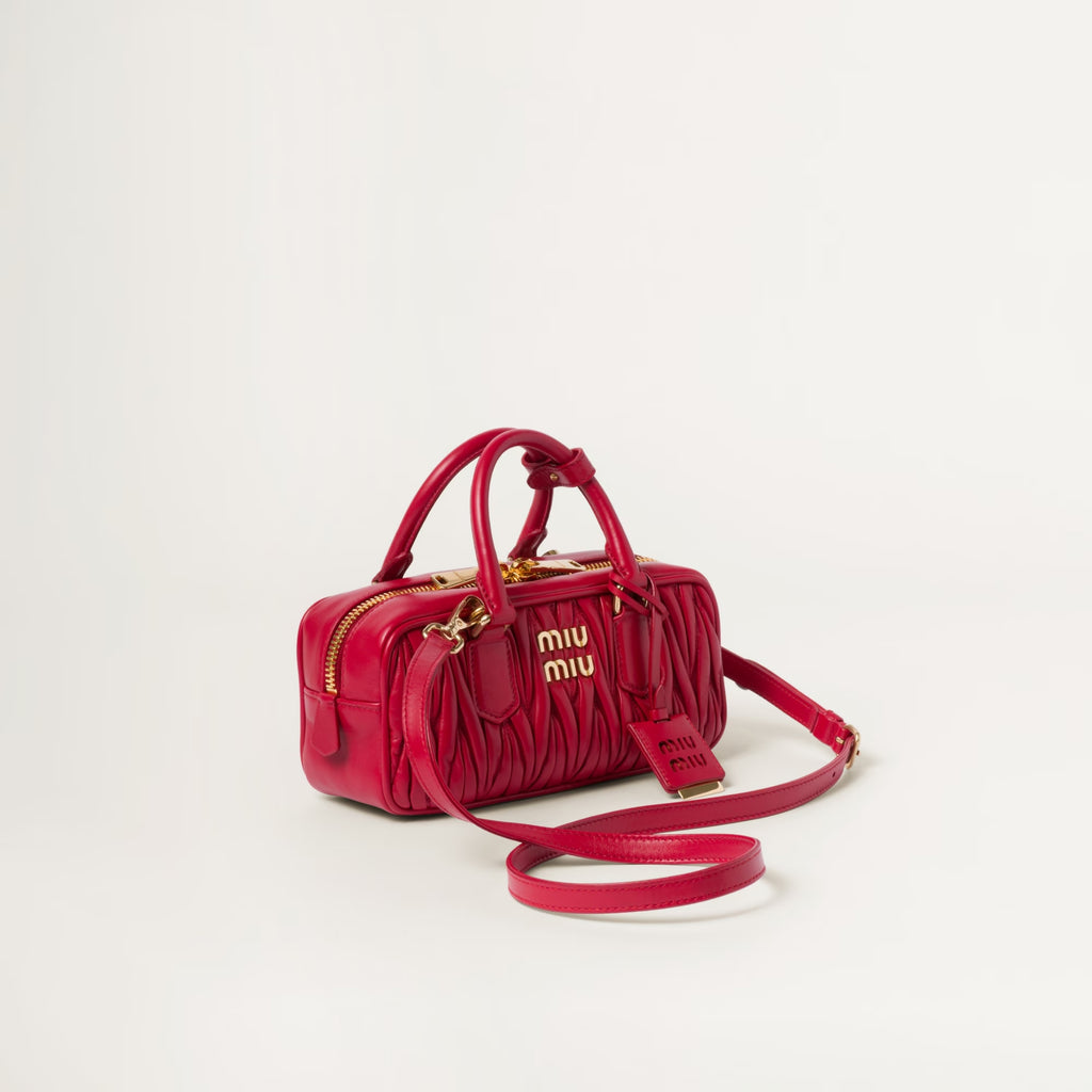 Arcadie matelassé nappa leather bag