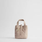 Powder Beige Macrocannage Calfskin