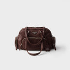 Medium leather top-handle bag