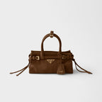 Prada Bonnie suede mini handbag