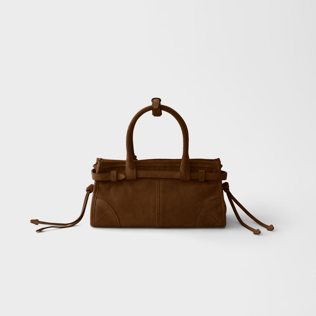 Prada Bonnie suede mini handbag