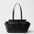 Prada Route large leather tote bag