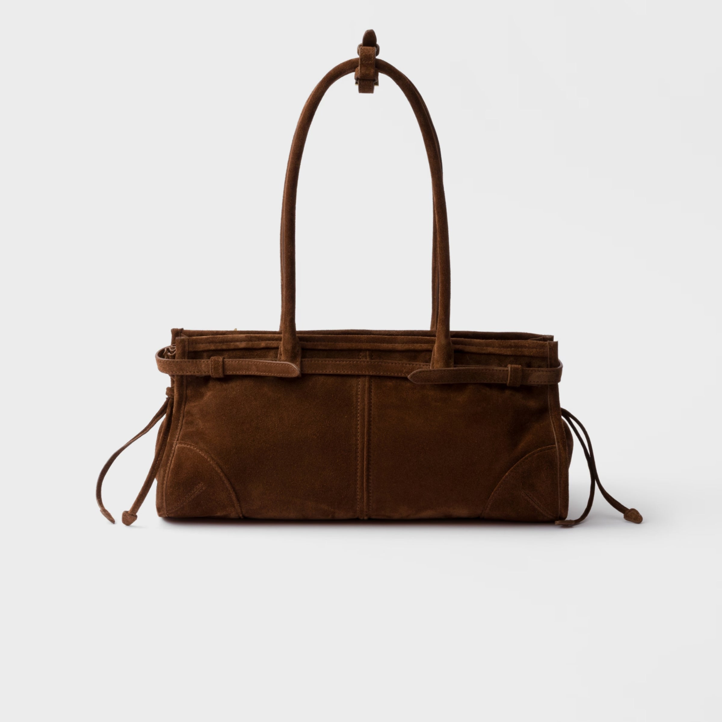 Prada Bonnie medium suede handbag