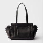 Prada Route large leather tote bag