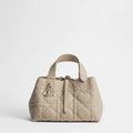 Small Dior Toujours Bag Powder Beige Macrocannage Calfskin