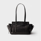 Prada Route medium leather tote bag