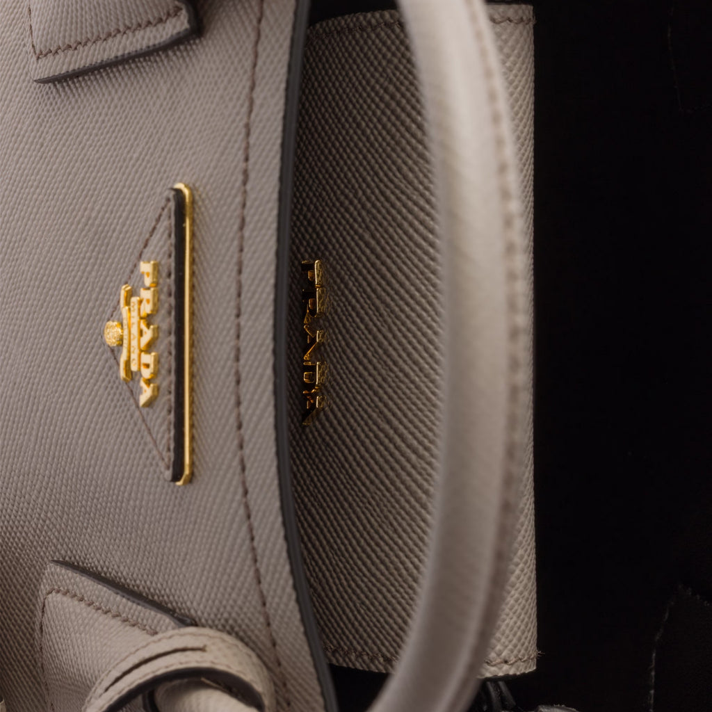 Prada Double small Saffiano leather bag
