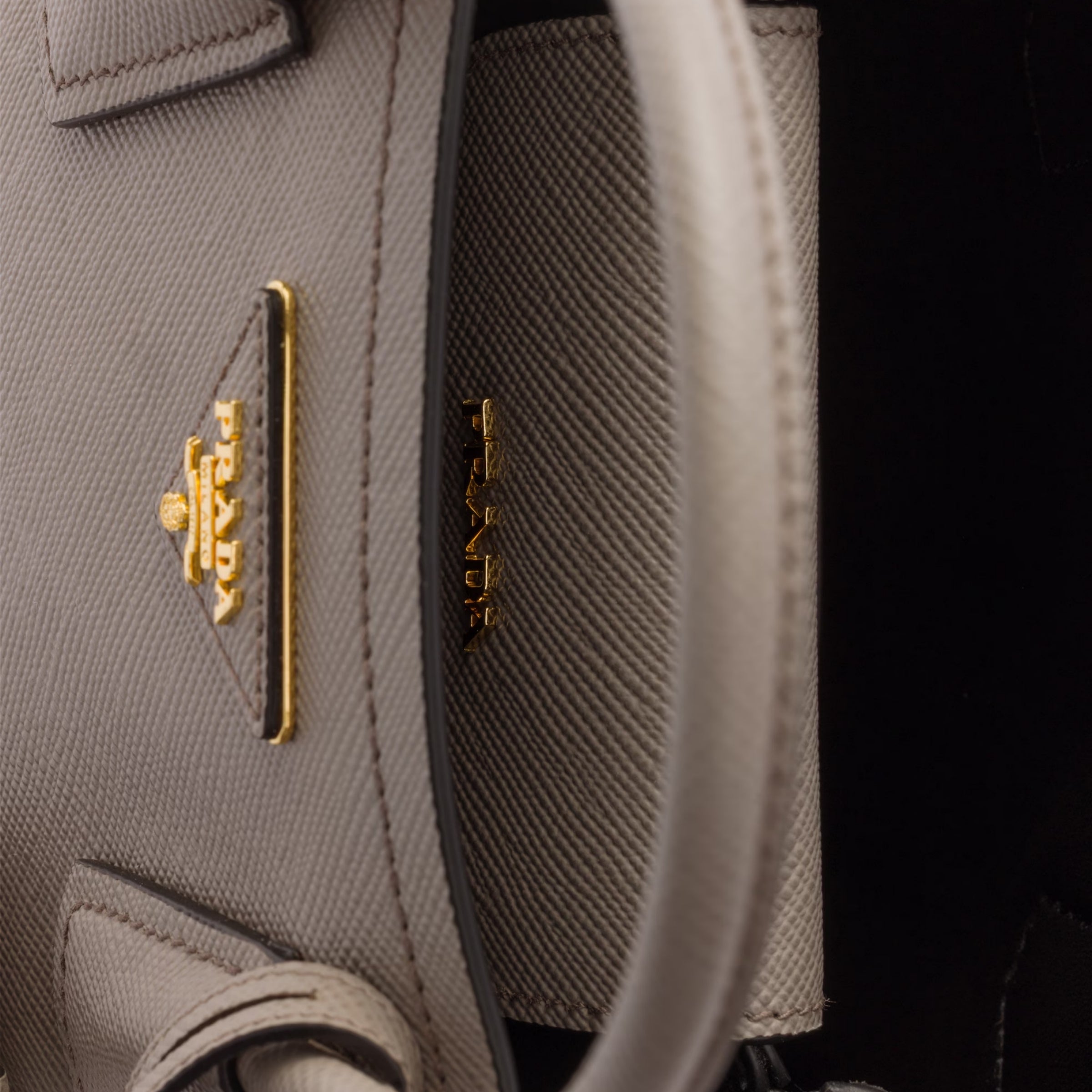 Prada Double small Saffiano leather bag