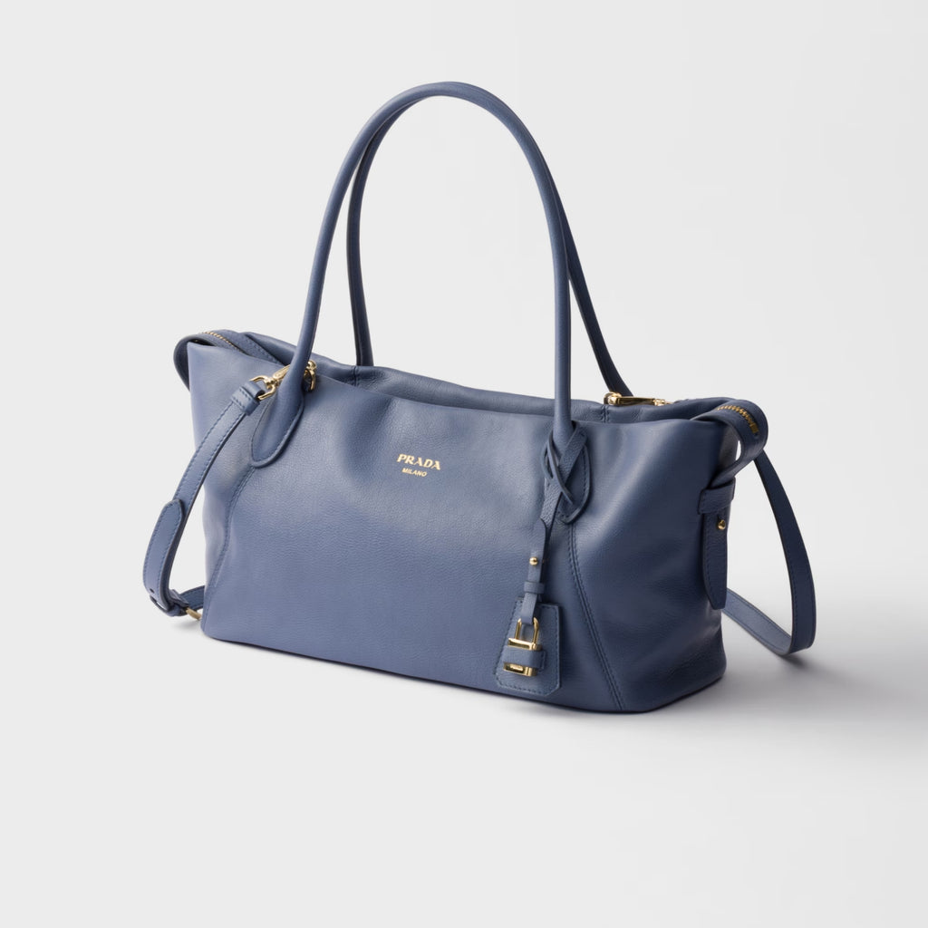 Prada Ouvert large leather tote bag