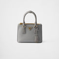 Prada Galleria mini Saffiano leather and crocodile bag