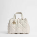 Medium Dior Toujours Bag Latte Macrocannage Calfskin